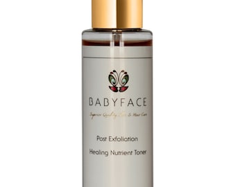 Babyface  Post Exfoliation / Chemical Peel Spray Essential Healing Nutrient Toner, 4 oz.