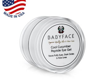 Babyface Cool Cucumber ögongel med peptider, lakrits, stamceller, mörka ringar, svullnader 1,5 oz.