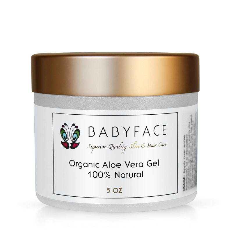Babyface Pure Organic Aloe Vera Gel Amazing for Skin & Hair Etsy