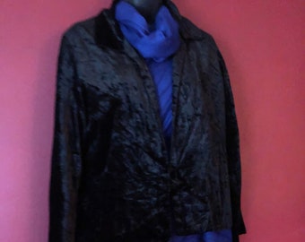 1970's Vintage Velvet Jacket /Blazer lined  DISCOUNTED for faster sale