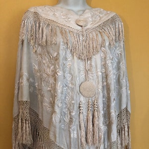 1800&#39;s  Victorian Silk Cloak/Jacket/  Embroidery OOAK MAGNIFICENT Historical Piece  ?Film/Hollywood/plays/ period costume