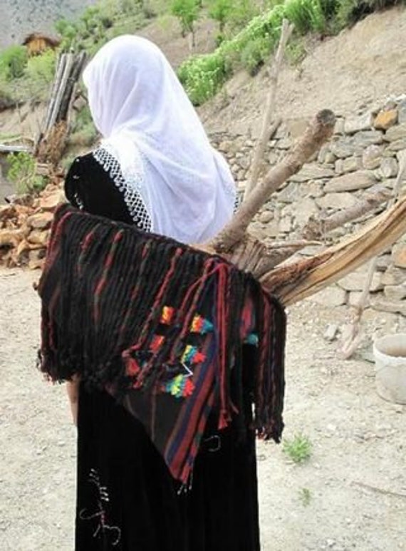 Vintage Handwoven Turkish Parson Anatolian Kurdis… - image 9