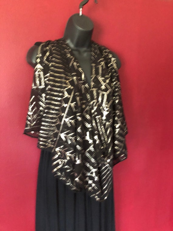15 Terrific Tier Vintage Egyptian Assuit Shawl Sil