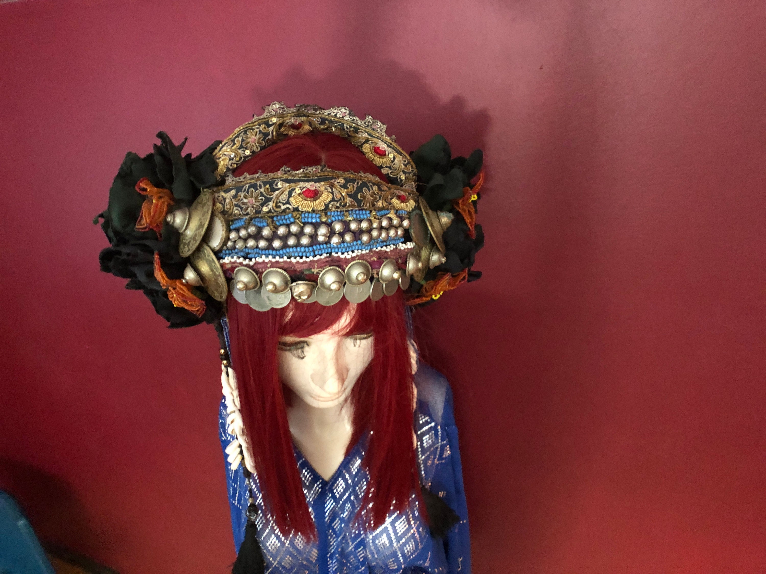 Amazing Headdress That HAS It ALL Bellydance Tribal - Etsy Canada