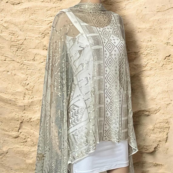 SALE XTRA WIDE Consecrated Vintage Traveler Piano Assuit 1910  Silver Assuit Bellydance Assuit/Egyptian Revival/