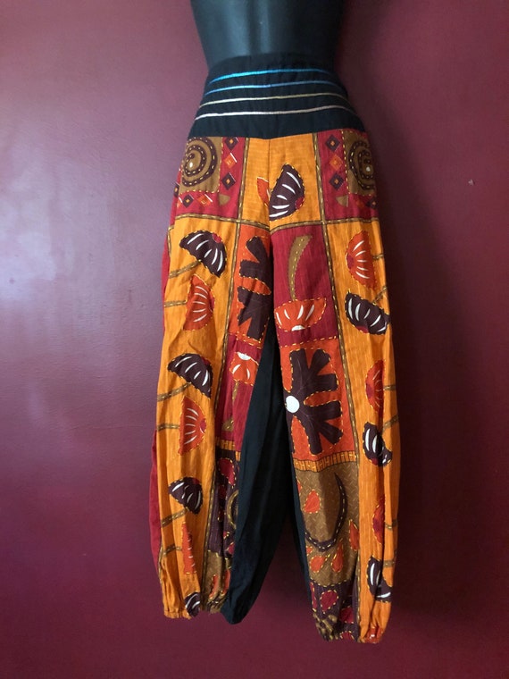 Asian Colorful Capri Pantaloons or Full 
