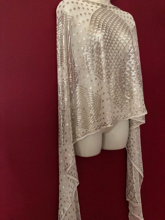 AMAZING Silver Diamond 1920's VINTAGE Assuit Weddi