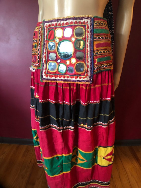 Deluxe 1930's Banjara Mirrored Embroidered Skirt  