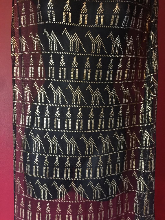 31 Rows Camels & Men Egyptian Vintage Assuit Shawl
