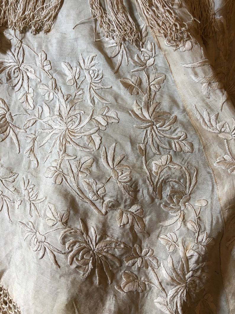 1800's Victorian Silk Cloak/jacket/ Embroidery OOAK - Etsy