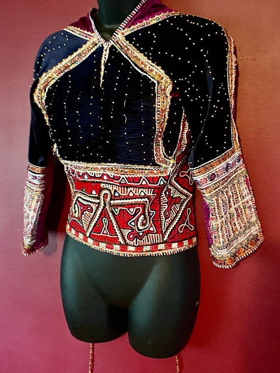 Extraordinary tribal Rabari vintage Banjara with … - image 9