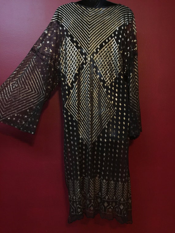 1920s Egyptian Revival Dress ASSUIT DRESS!   Art … - image 1