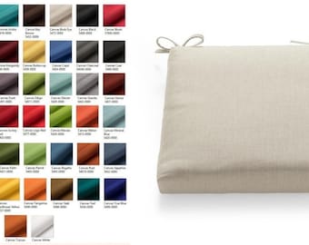 Replacement Sunbrella Cushion Covers (no inserts), Canvas Element collection 2.5" thick with ties