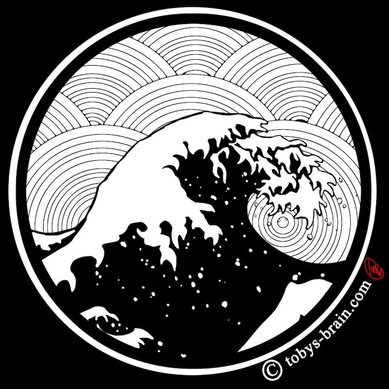 Circle Wave Unisex T-Shirt image 1