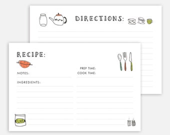 recipe card printable recipe card recipe card template recipe template 4x6 recipe card printable recipes recipe cards printable