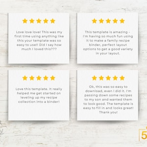 InDesign Recipe Template, Editable Adobe InDesign Recipe Book, Printable Cookbook, DIY Recipe Binder, Editable Cookbook Pages, InDesign File image 9