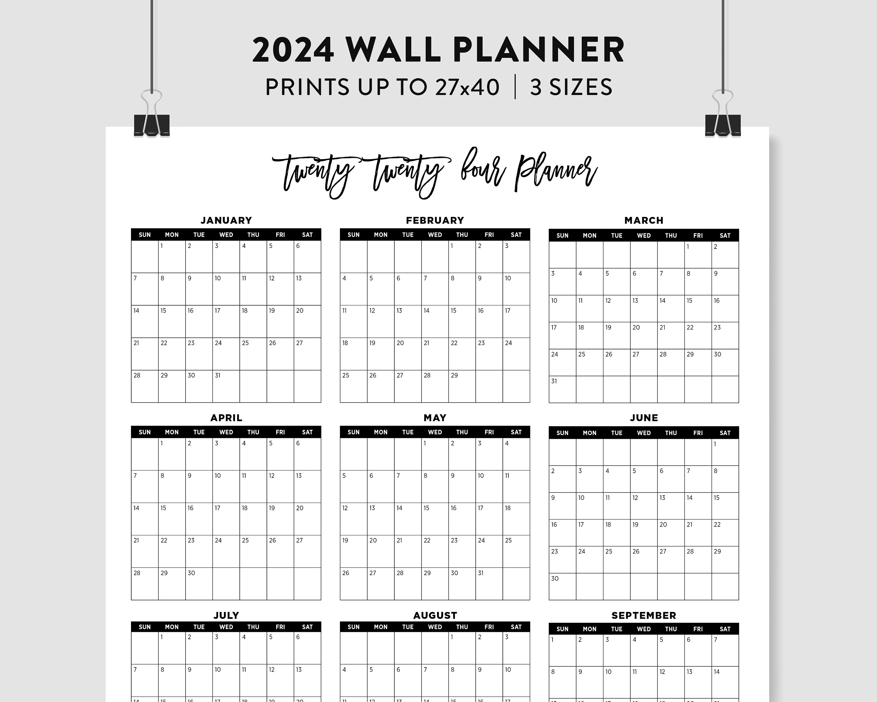 JJH Planners - Laminated Blank - 24 x 36 - Large Graph Paper 1 and 1/4 Rulled (GP4-24x36)