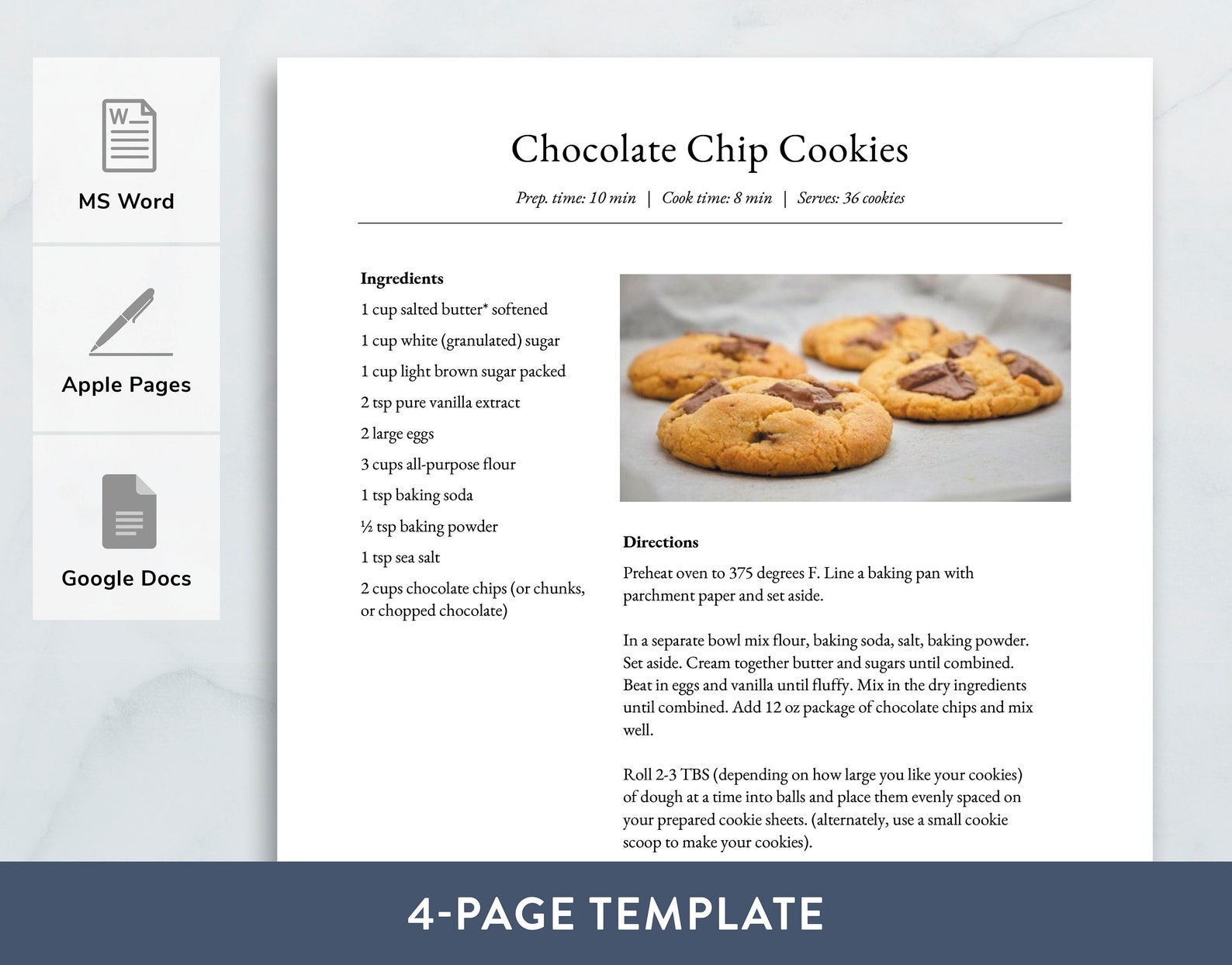 google-docs-recipe-template