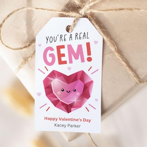 Sie sind ein Juwel Valentinstag Karte, druckbare Valentinstag Karte, Valentinstag Karte im Klassenzimmer, bearbeitbares Tag, Valentinstag, Schul Valentinstag, Valentinstag Karte