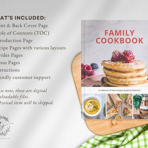 InDesign Recipe Template, Editable Adobe InDesign Recipe Book, Printable Cookbook, DIY Recipe Binder, Editable Cookbook Pages, InDesign File image 5