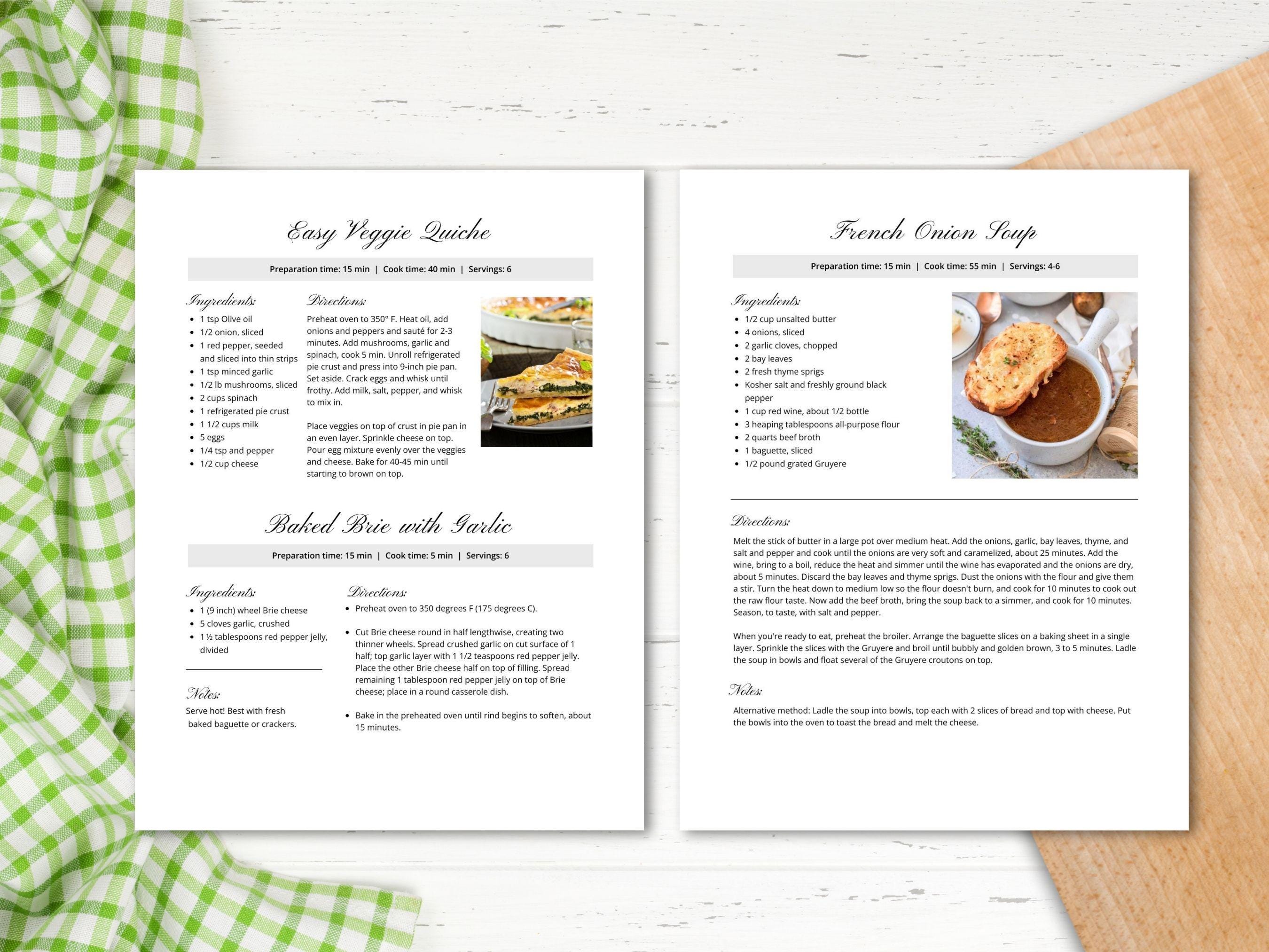 Plantilla De Tarjeta De Receta De Word Para Navidad 19 Top Plantillas