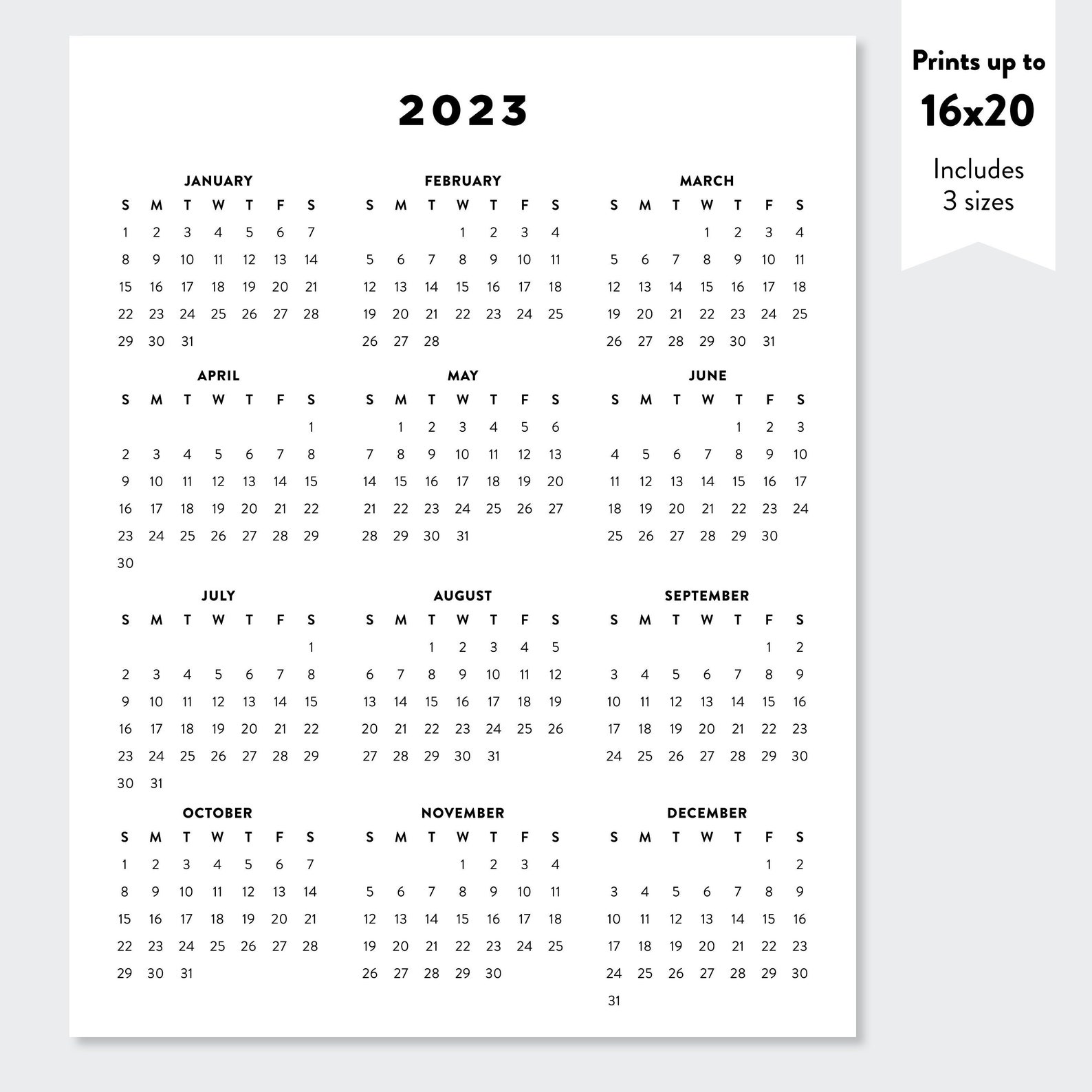 Planner Calendar 2023 Printable - Printable World Holiday