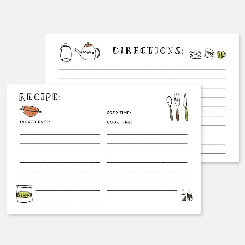 printable-recipe-card-recipe-card-template-4x6-kitchen-etsy