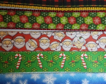 Holiday Pattern Dog Collar Free Shipping Large  1 inch wide