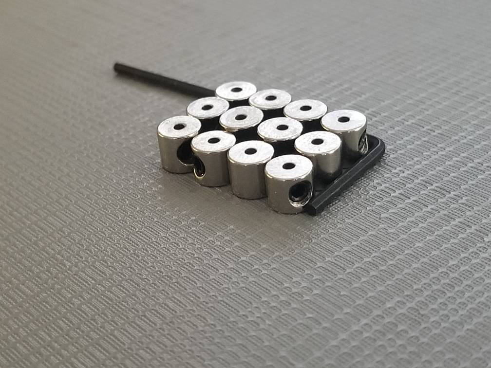 12 Pieces ) Pin Keepers Pin backs Pin Locks Locking Pin Backs w/ Allen  Wrench 