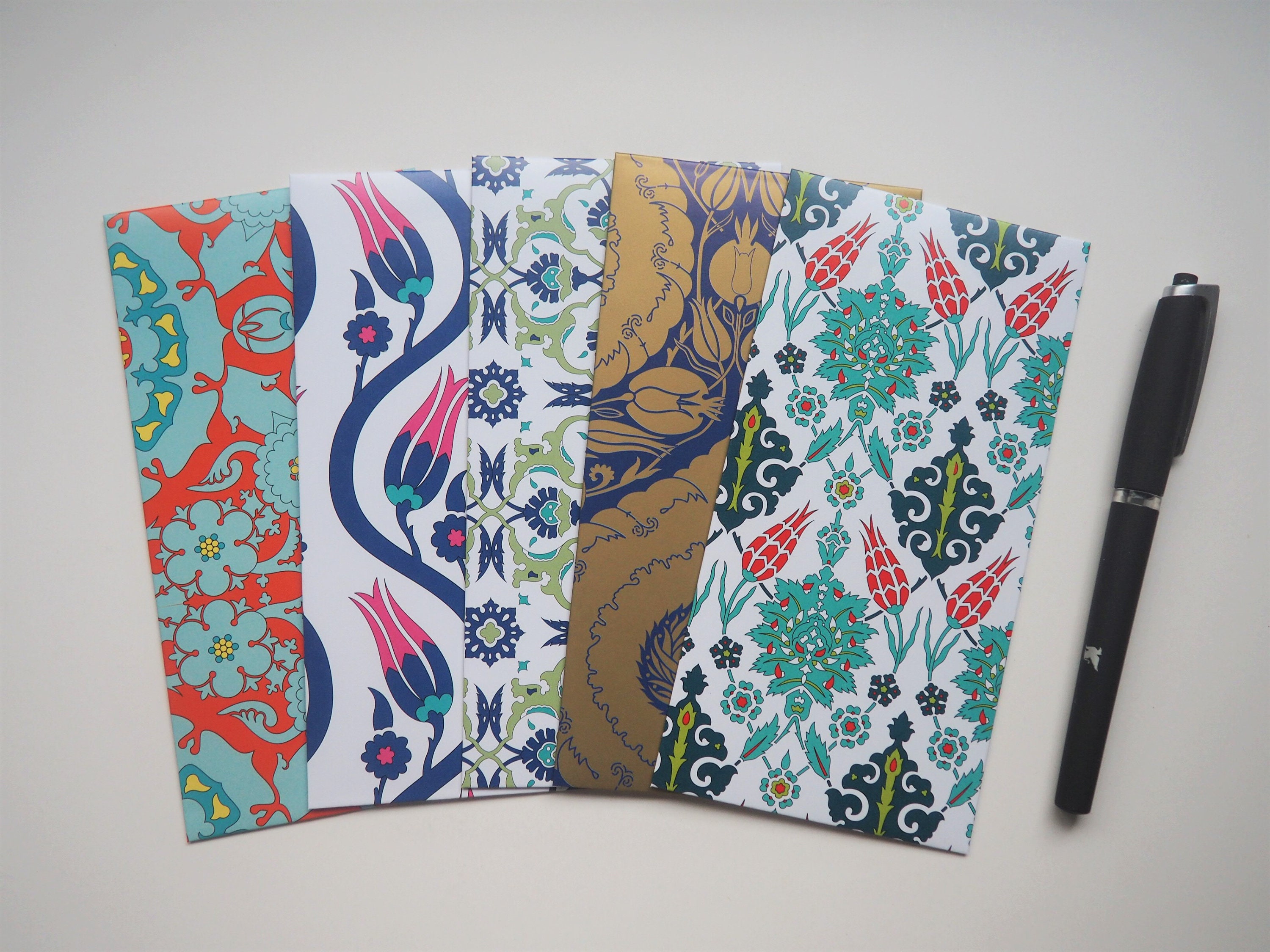 Sobres de regalo | 50 sobres | 10 diseños x 5 piezas Shagun sobres de  regalo para tarjetas de boda, Navidad, Eid Diwali, cumpleaños, sobres de