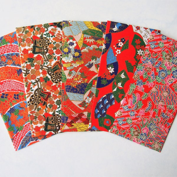 Jumbo red premium origami money envelopes for Chinese New Year--set of 5