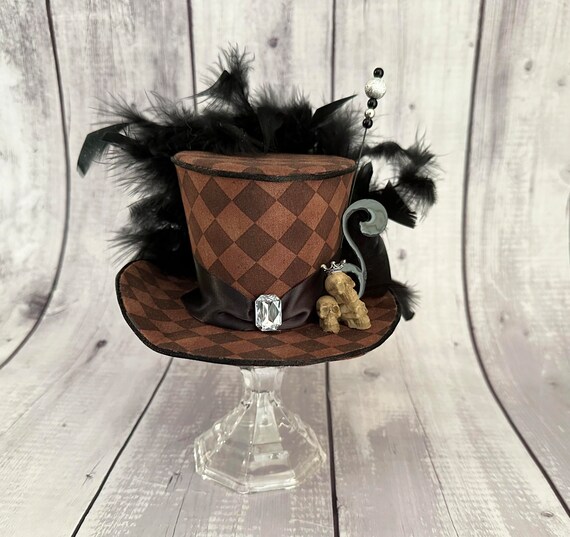 Burn hat Alice in wonderland steam punk cos play hat Burn hat Alice in wonderland steam punk cos play hat main image 4