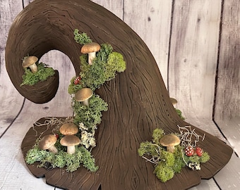 Witch hat, Wizard hat, Tree hat, cosplay, Druid hat, Mushroom hat,Gnome hat, Fantasy hat, Mage hat, Fairy hat, Elven hat, Larp, cottage core