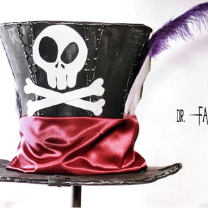 Mini& Full size Dr. Facilier inspired Steampunk Top Hat image 1