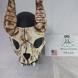 tribal animal horn skull mask, Halloween party mask