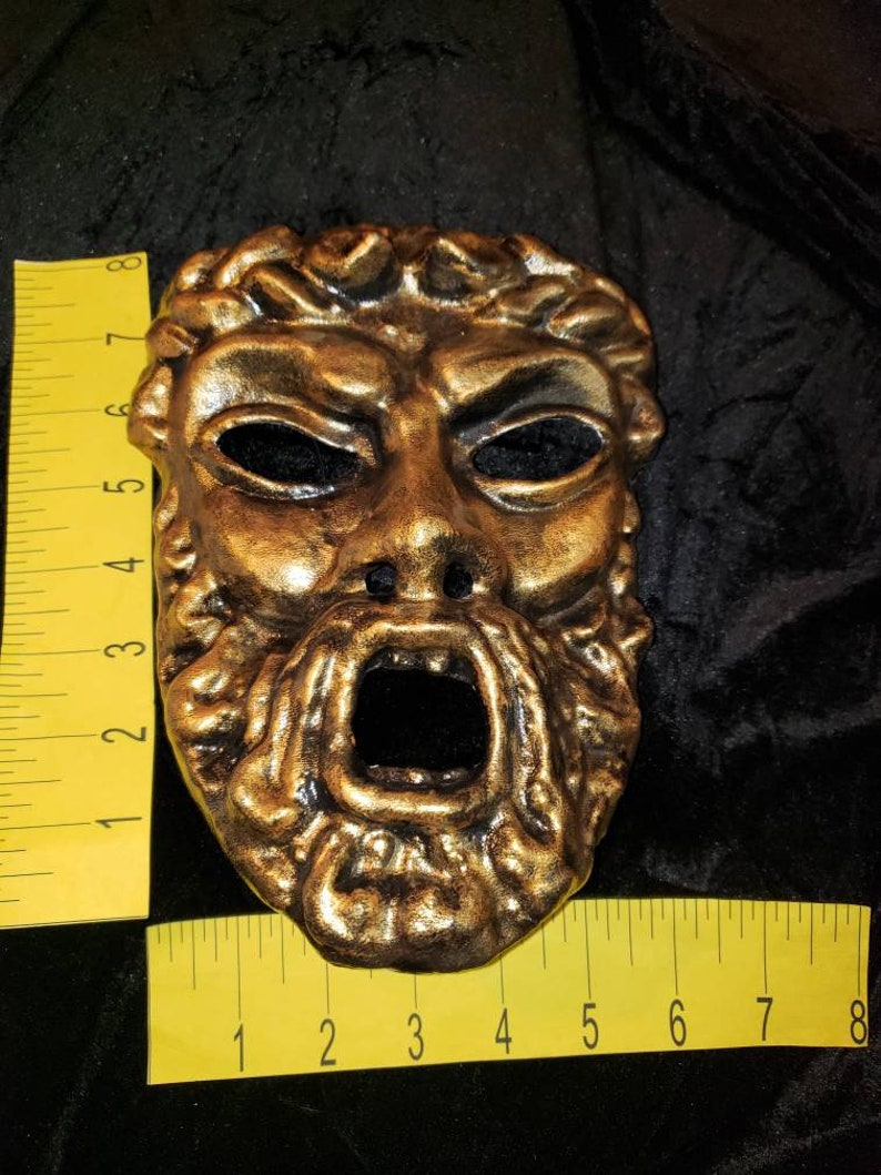 Greek God Zeus Mask. Renaissance Faire Masquerade Party Etsy