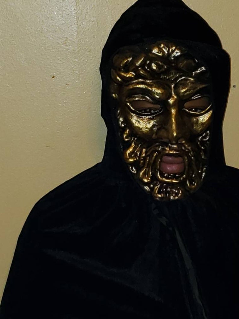 Greek God Zeus Mask. Renaissance Faire Masquerade Party Etsy