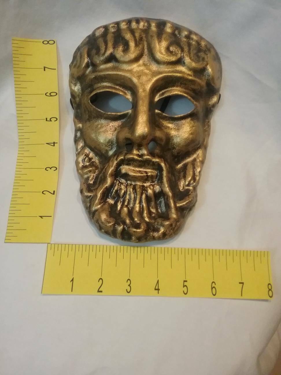 Greek God Zeus Mask. Renaissance Faire, Masquerade Party