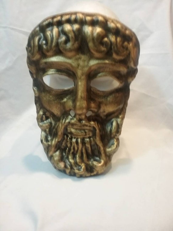 Greek God Zeus Mask. Renaissance Faire, Masquerade Party