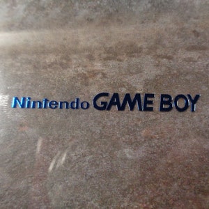 Nintendo GameBoy Label / Aufkleber / Sticker / Badge / Logo [162b]