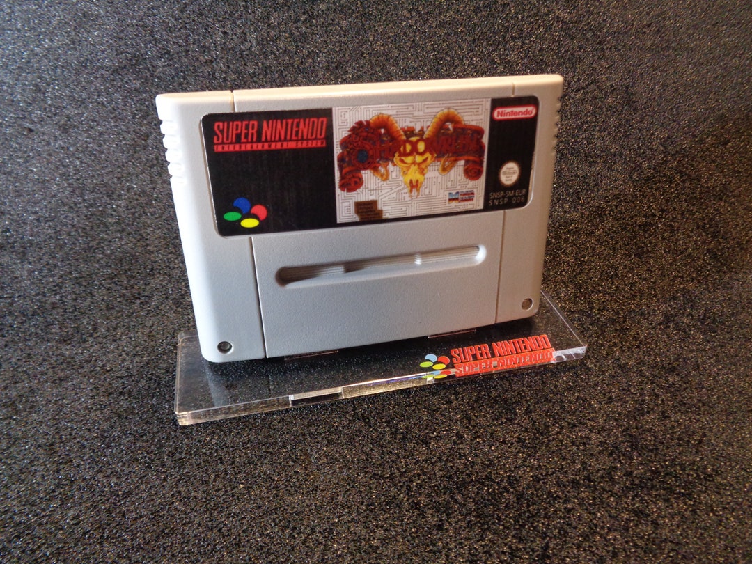 NINTENDO SNES Game Cartridge Display Stand 923 Etsy