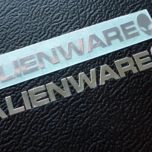 ALIENWARE Label / Aufkleber / Sticker / Badge / Logo 50mm X 6mm 097 ...