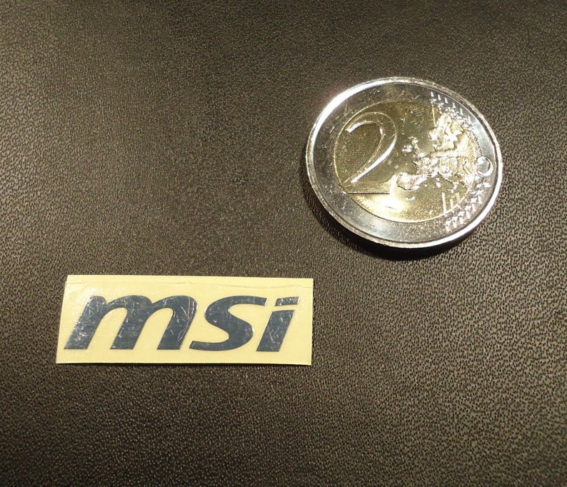 MSI Label / Aufkleber / Sticker / Logo 28mm X 6mm 224 - Etsy UK
