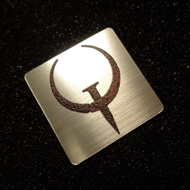 Quake Retro PC Case Logo Label Decal Sticker Badge 493 image 3