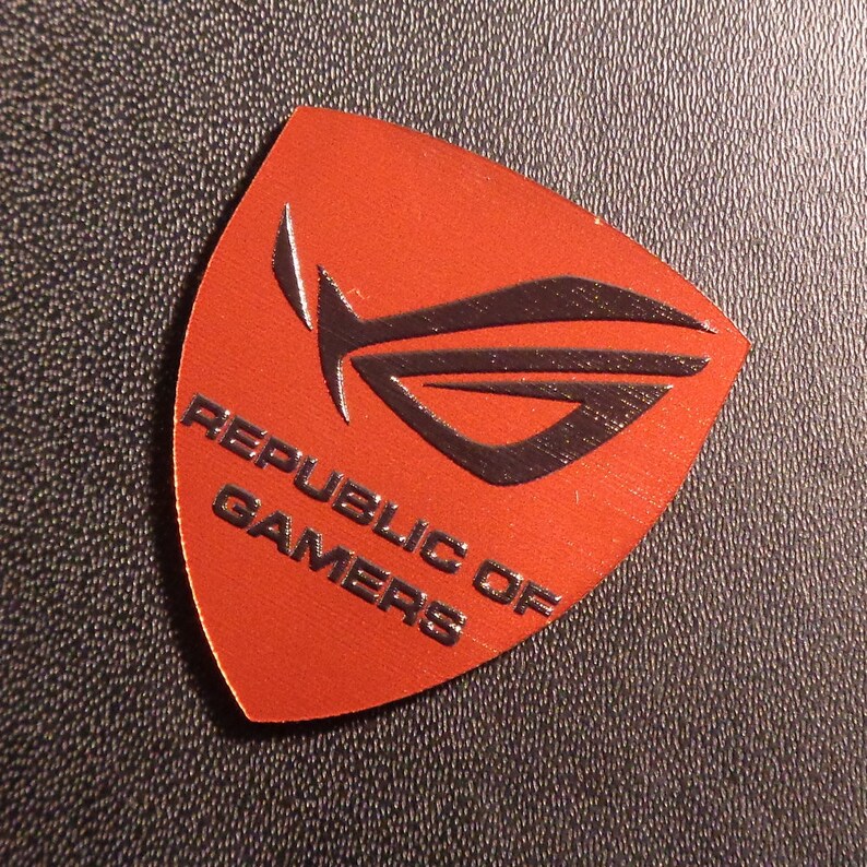 Asus Republic of Gamers ROG Label / Aufkleber / Sticker / Logo Etsy