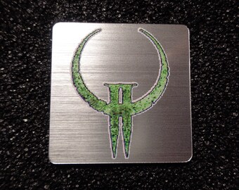 Quake 2 Retro PC Case Logo Label Decal Sticker Badge [493b]