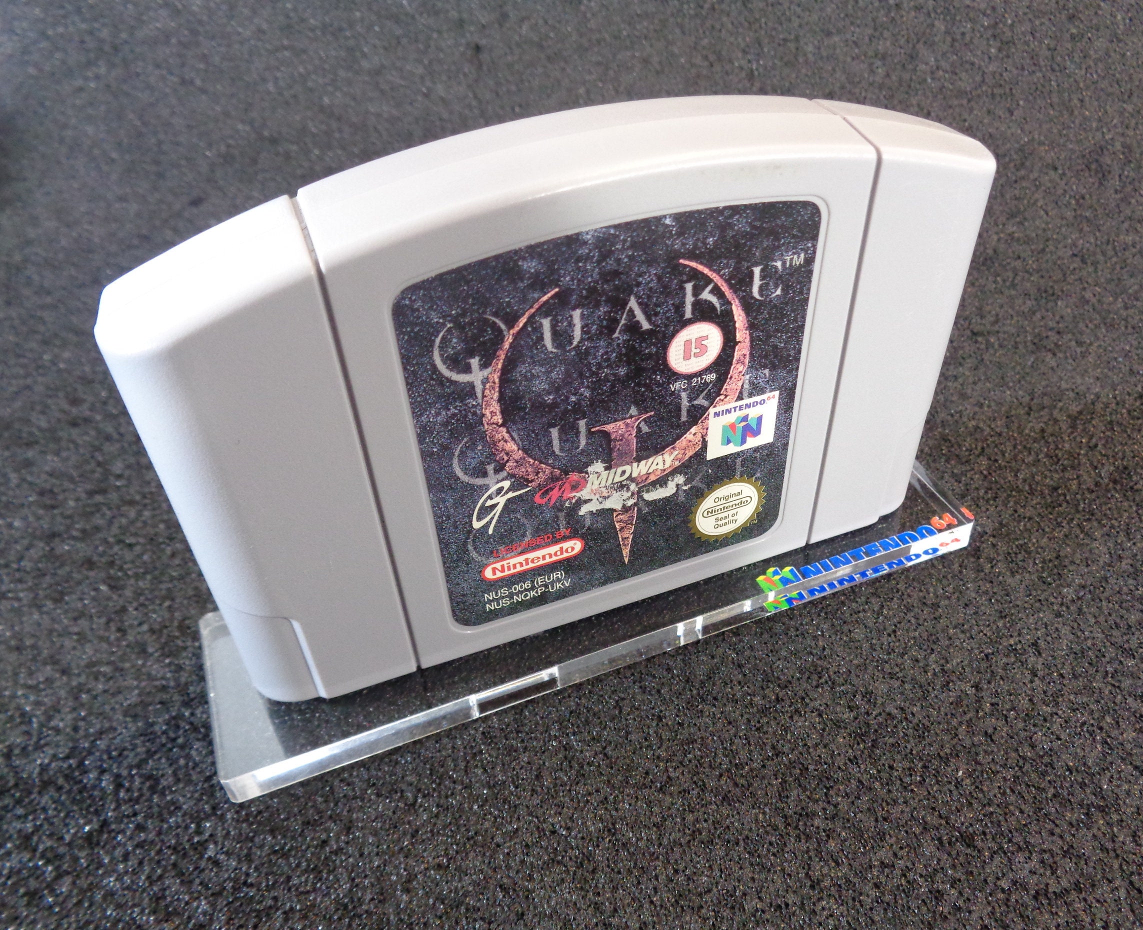 N64 Game Cartridge Display Stand Etsy