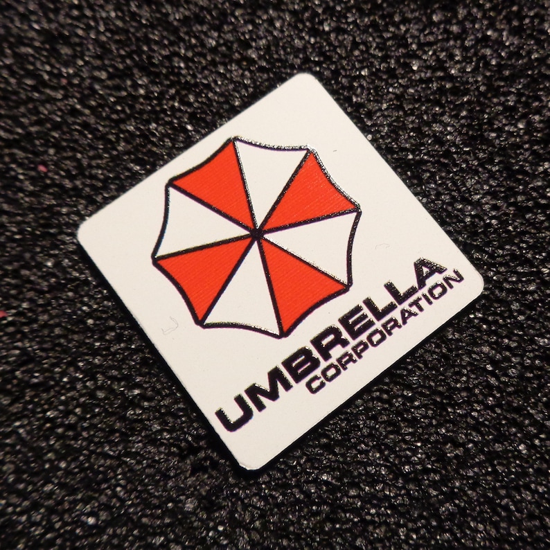 Umbrella Corporation Logo Label Decal Case Sticker Badge Etsy