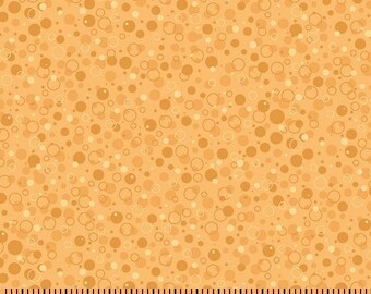 Polka Dot Fabric, Gold, Yellow, by Patrick Lose, 100% Cotton, by the Yard or Half Yard, ZI50715