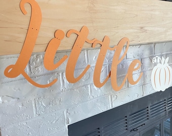Little Pumpkin Banner | Pumpkin Fall Baby Shower | Fall Birthday Party
